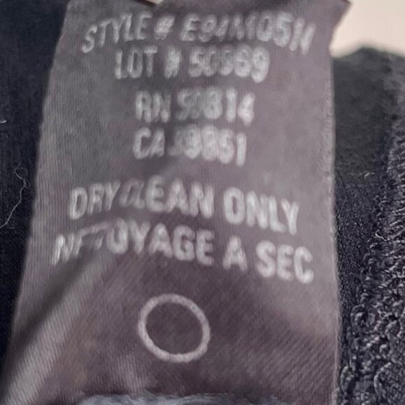 Elie Tahari Black Silk-Blend One-Shoulder Braided Strap Top L - Picture 6 of 8